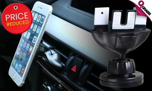 Magnetic Air Vent/CD Slot Device Holder!
